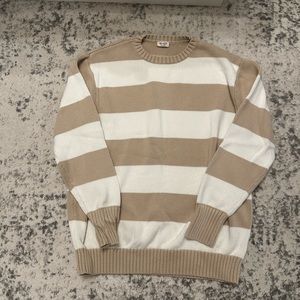 BRANDY MELVILLE BRIANNA STRIPED SWEATER